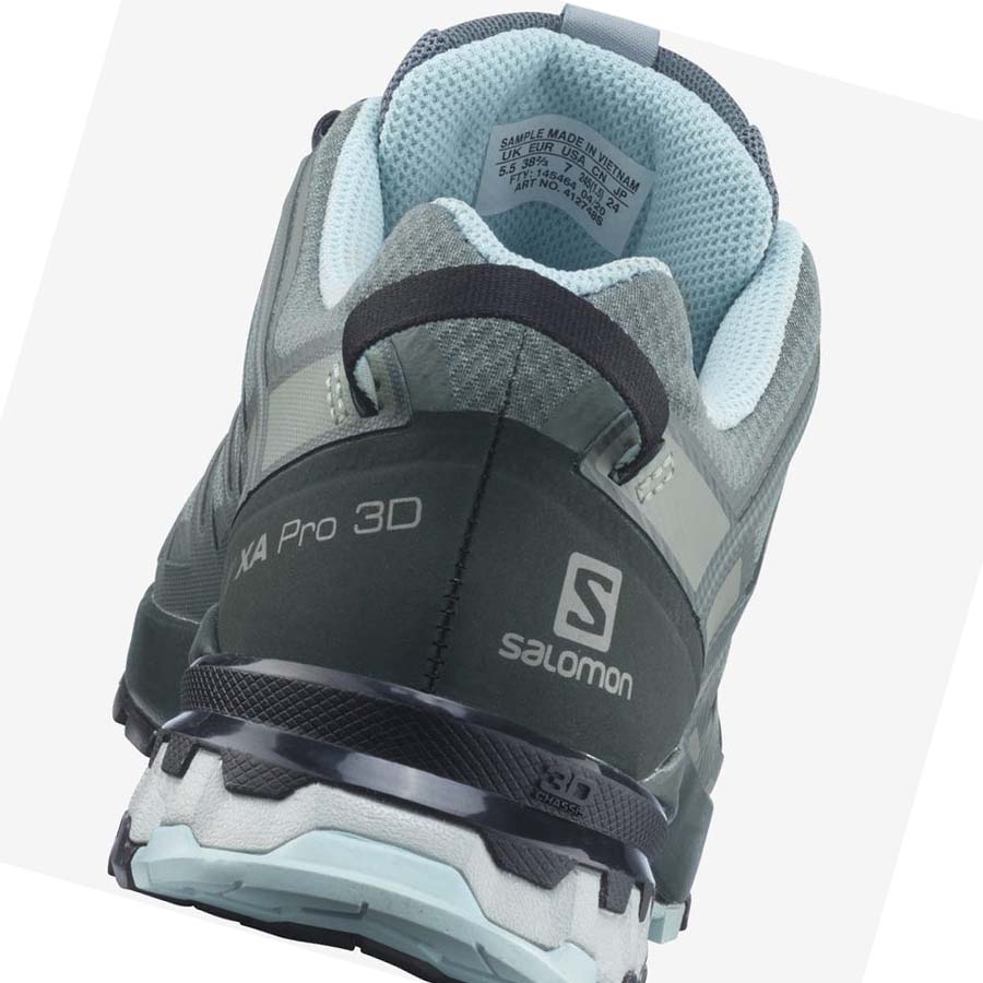 Salomon WoXA PRO 3D v8 GORE-TEX Kadın Yürüyüş Ayakkabısı Yeşil | TR 2828KOR